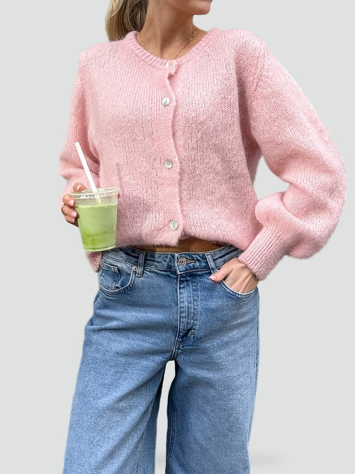 Women's Button-Front Winter Jumper - photo 13