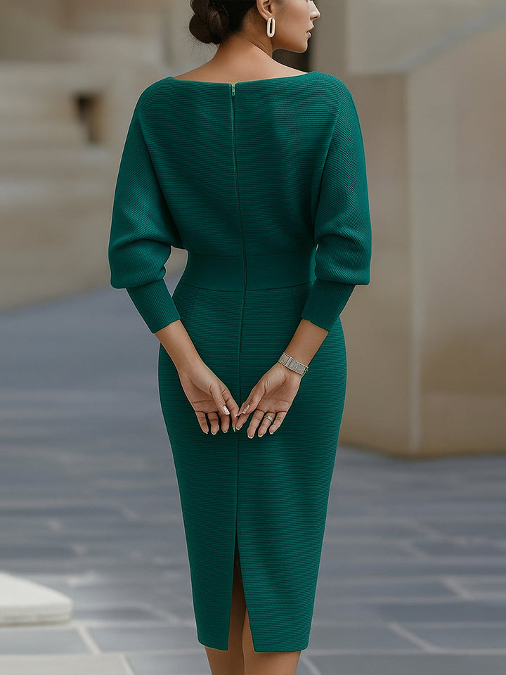 Women's Cocktail Dress with Cowl Neckline - photo 9