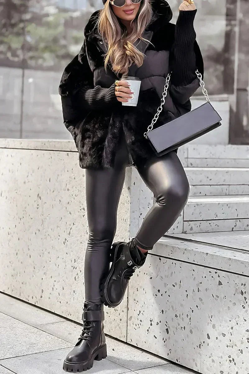 Women's Oversized Hooded Quilted Coat