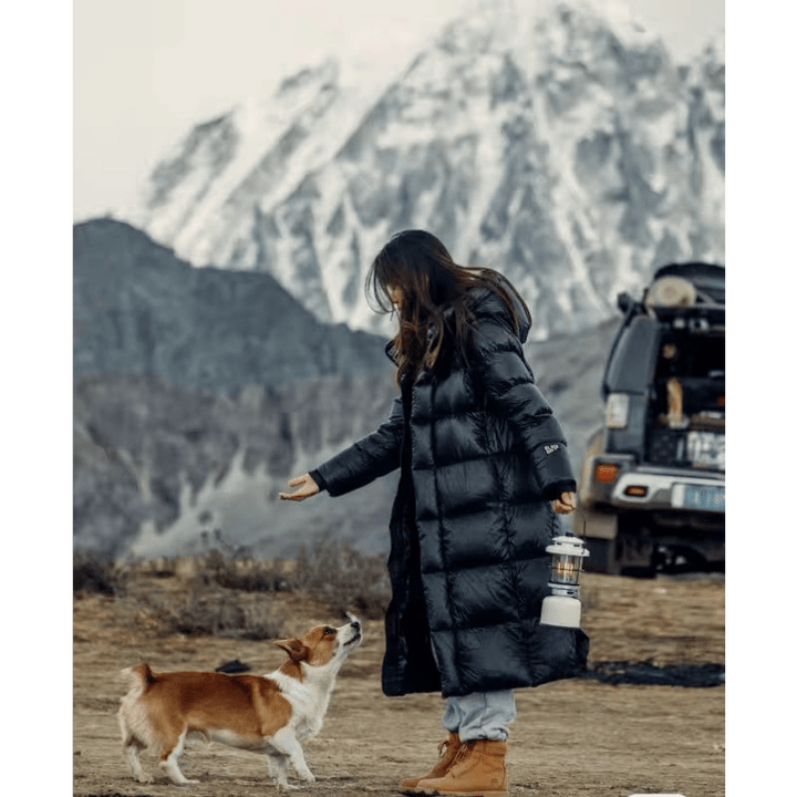 Betty - Chaqueta acolchada impermeable para mujer con relleno de plumón