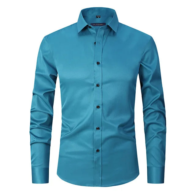 Lucas | Men's Slim-Fit Button-Down Shirt